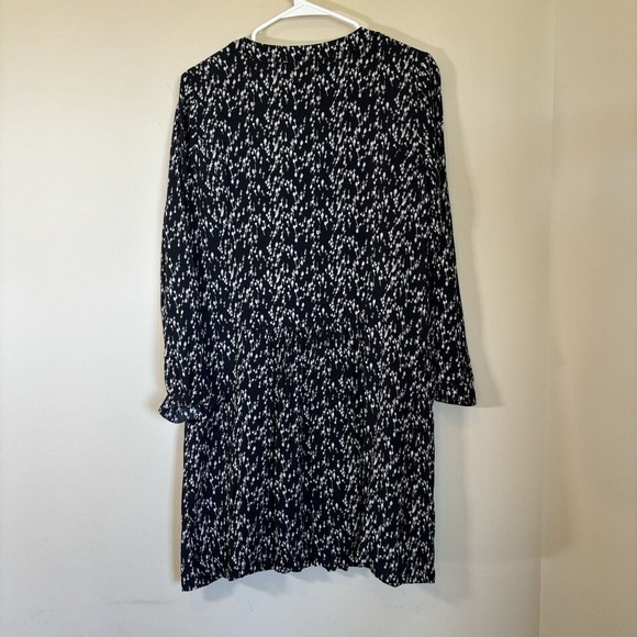 Garnet Hill Women's Boho Style Button Baggy Drop Waist Big Pkt Flowy Dress Sz 4 - Picture 9 of 14